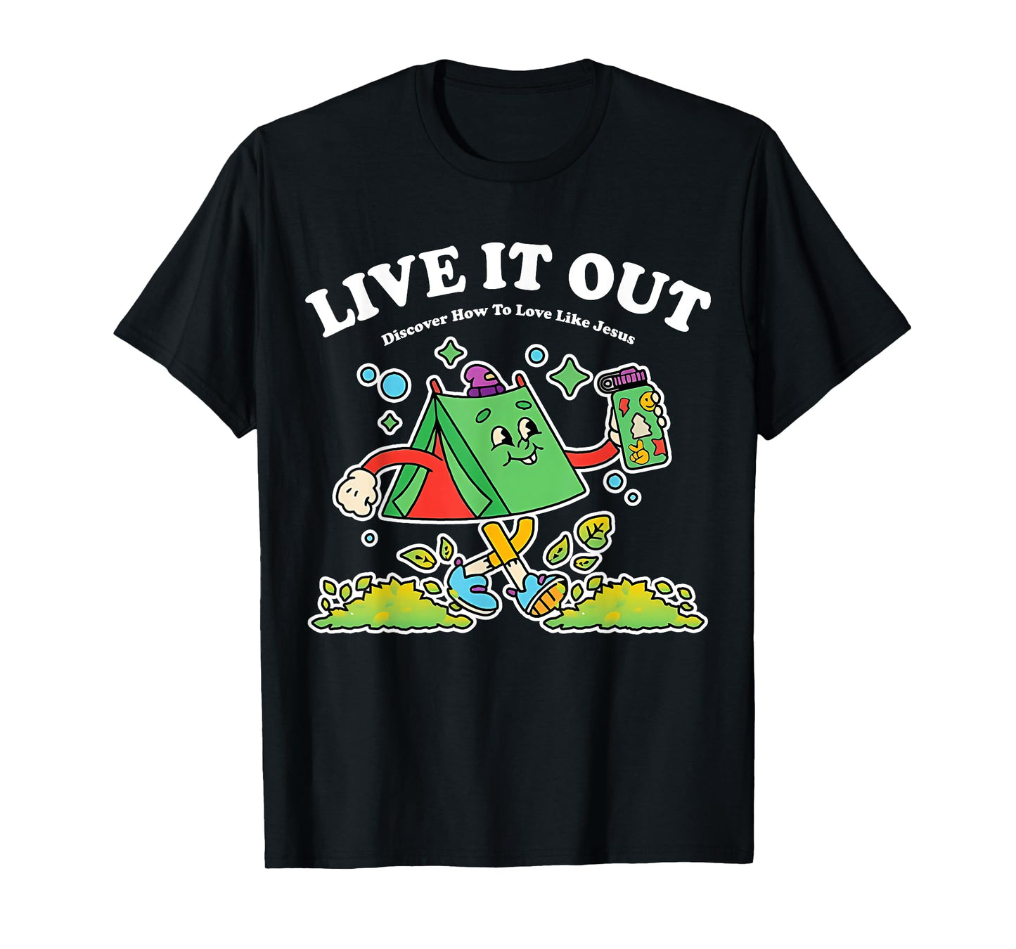 Live it Out Christian Youth Camp Bible School VBS 2025 T-Shirt