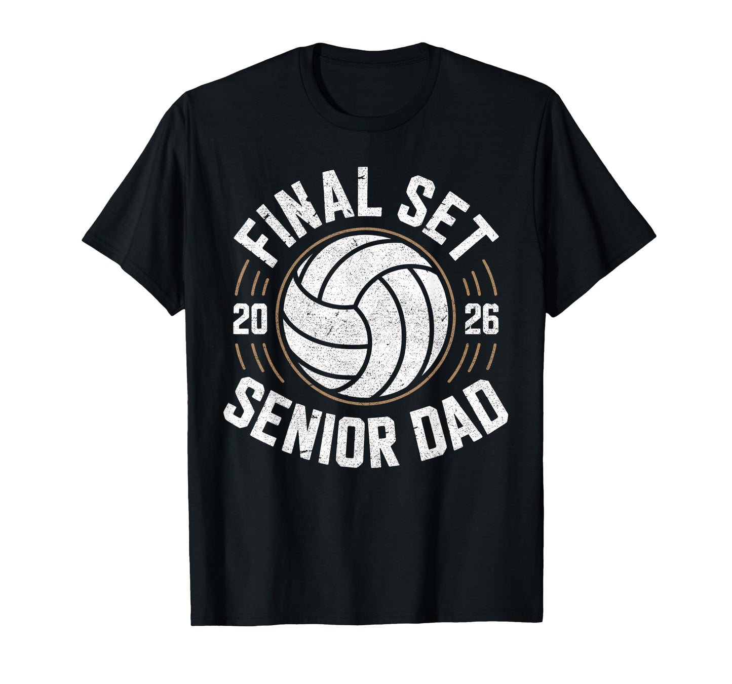 Volleyball Senior Dad 2026 Final Set Vintage T-Shirt