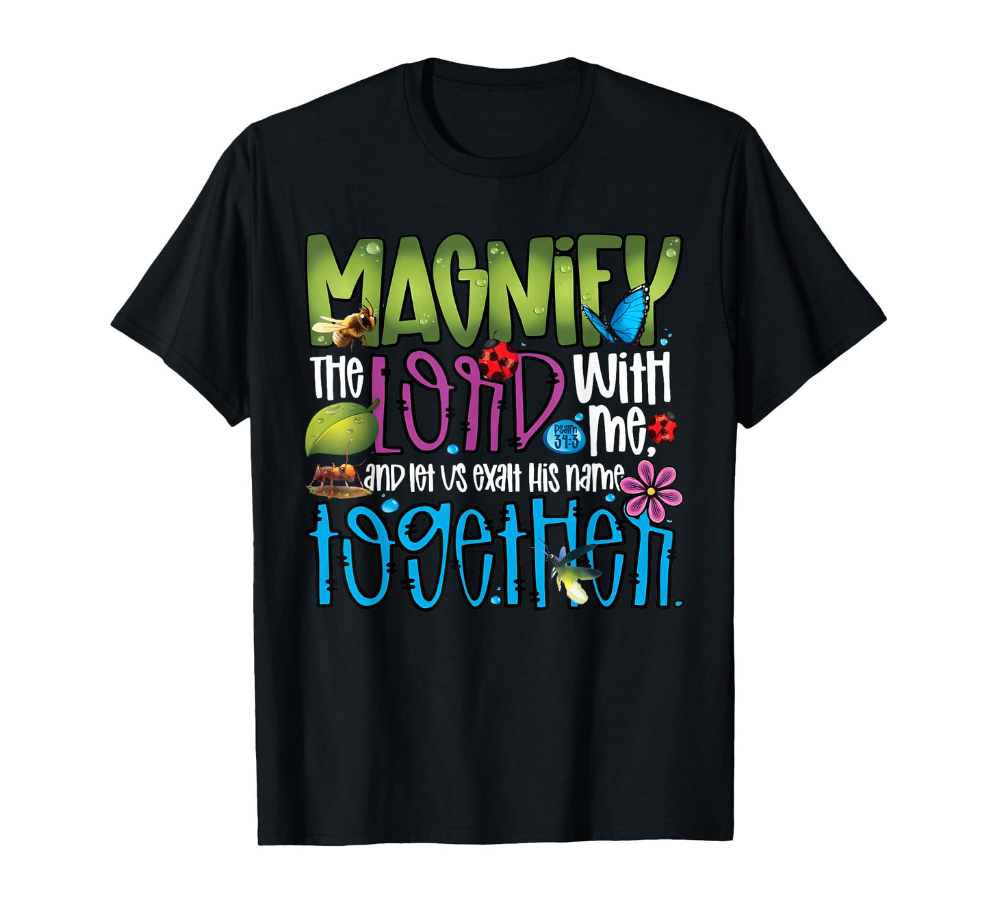 Summer Camp Magnify The Lord With Me VBS 2025 Men Women Kids T-Shirt