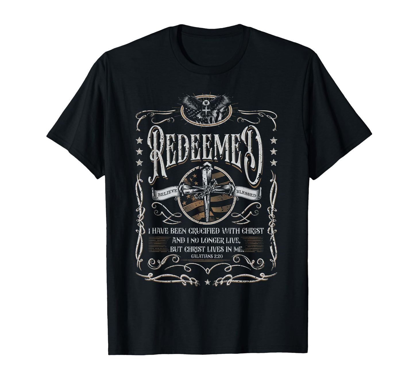 Redeemed Shirt, Jesus Shirts For Men, Cross Shirt, Christian T-Shirt