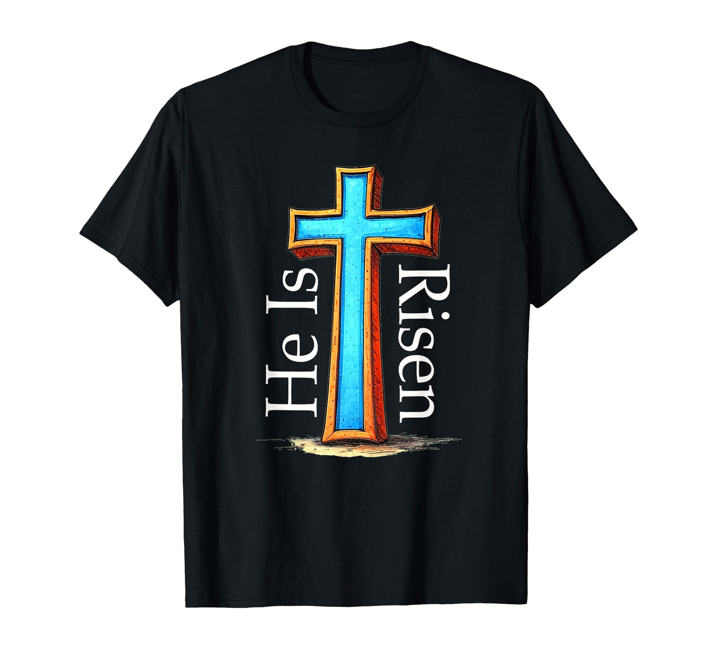 He is Risen Christian Cross of Christ T-Shirt