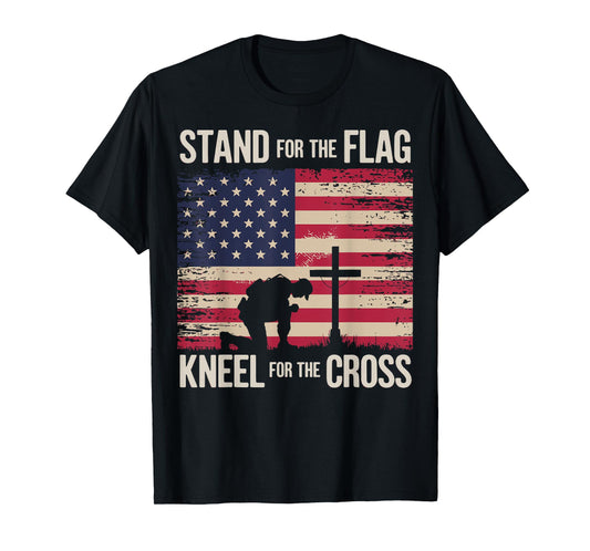 USA Flag Religious Quote 4th of July for Christian Faith T-Shirt