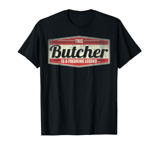 Funny Profession Quote Vintage Butcher T-Shirt