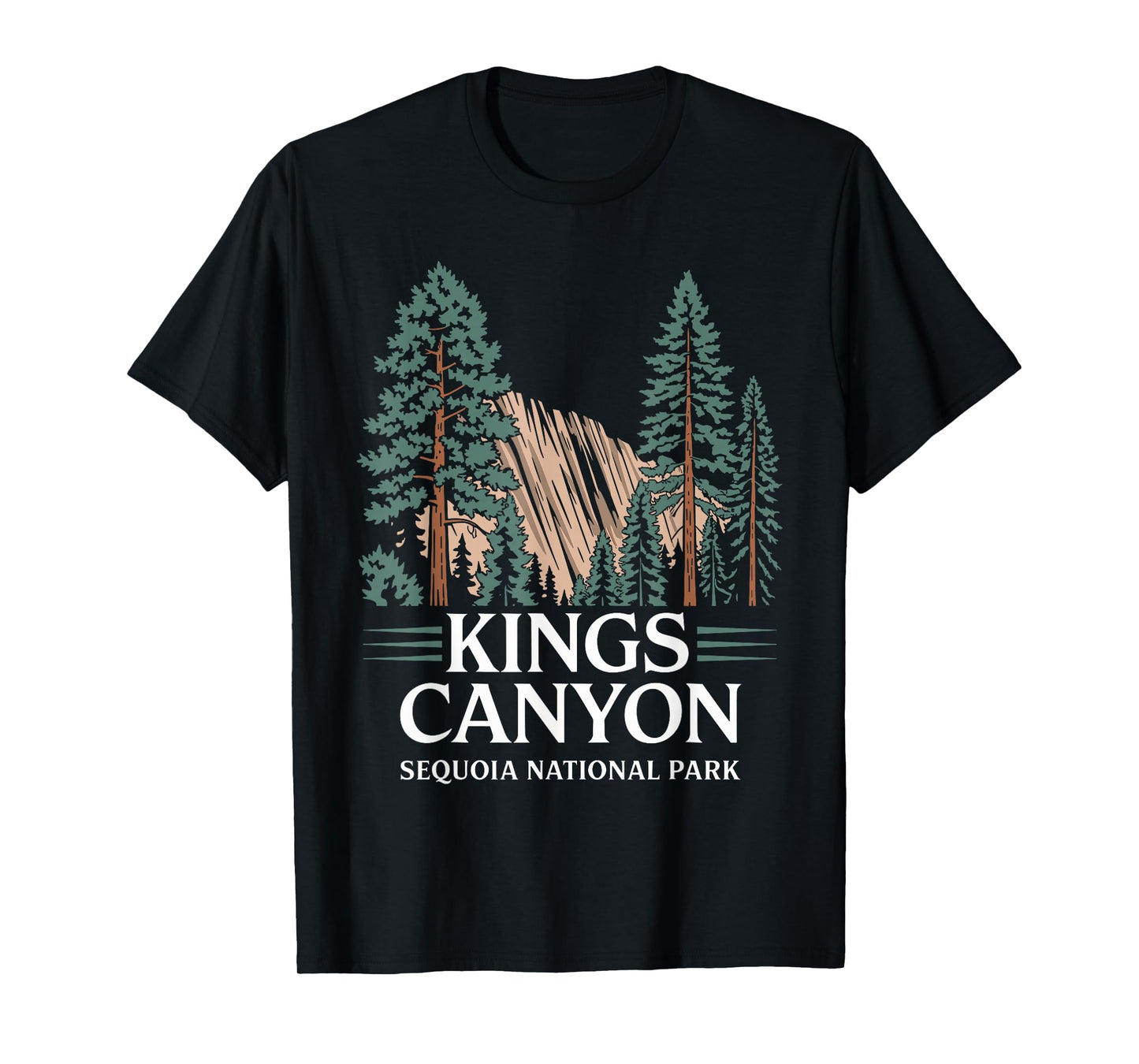 Kings Canyon National Park Sequoia Landscape T-Shirt