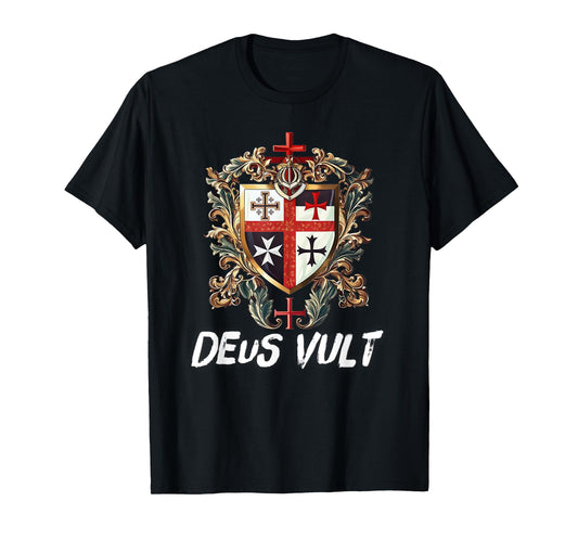 Catholic Knight Templar Crusader Cross Latin T-Shirt