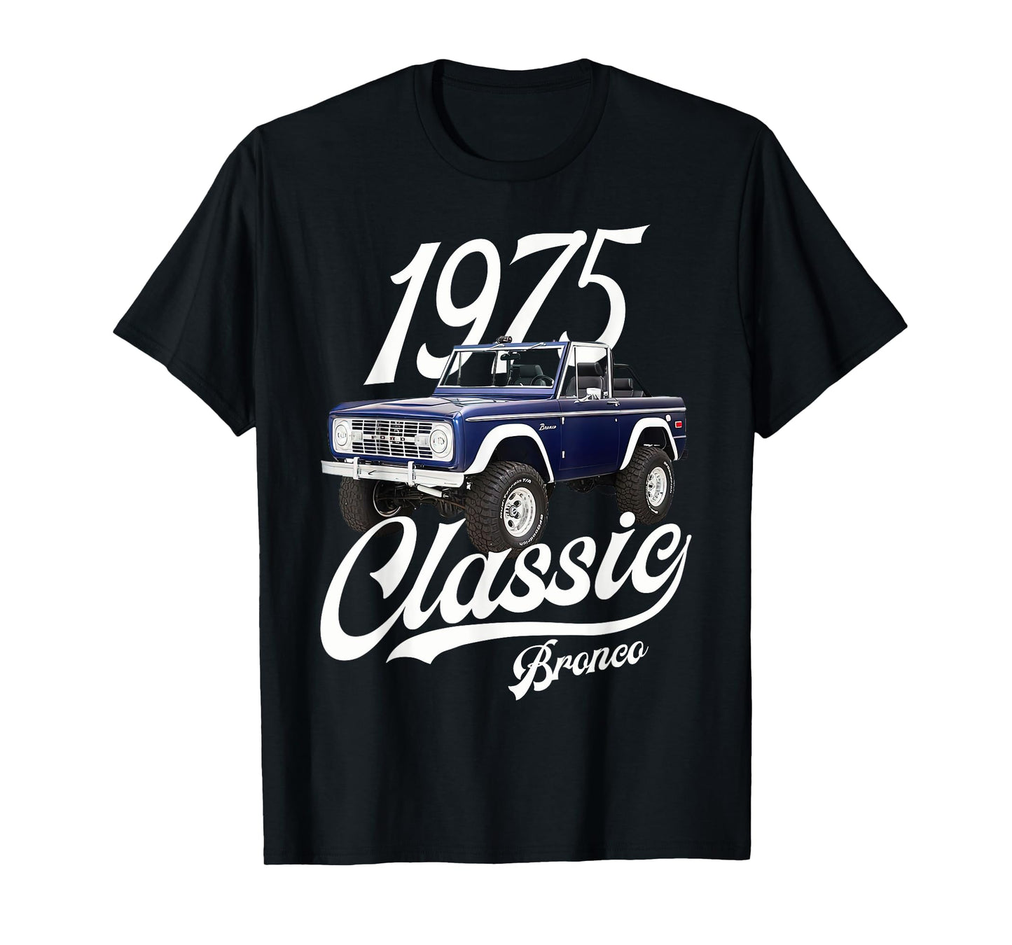 Classic bronco 1975 Navy Blue Knoxville T-Shirt