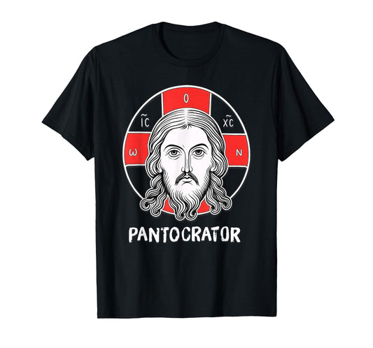 Orthodox Christian Eastern Orthodox Christ Pantocrator Icon T-Shirt