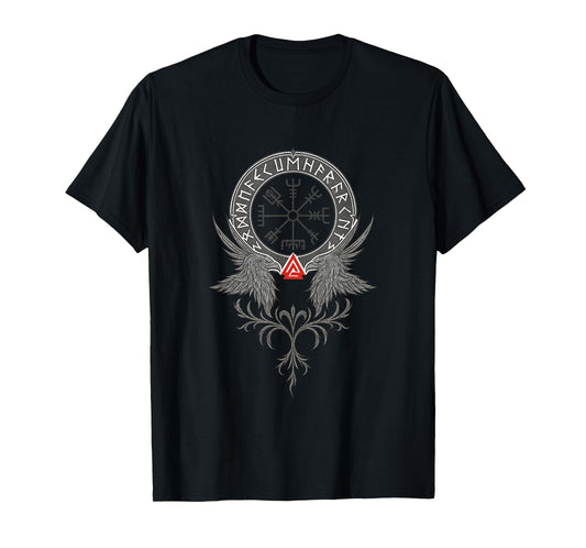 Viking Vegvisir Viking Celtic Germanic Valhalla Compass T-Shirt