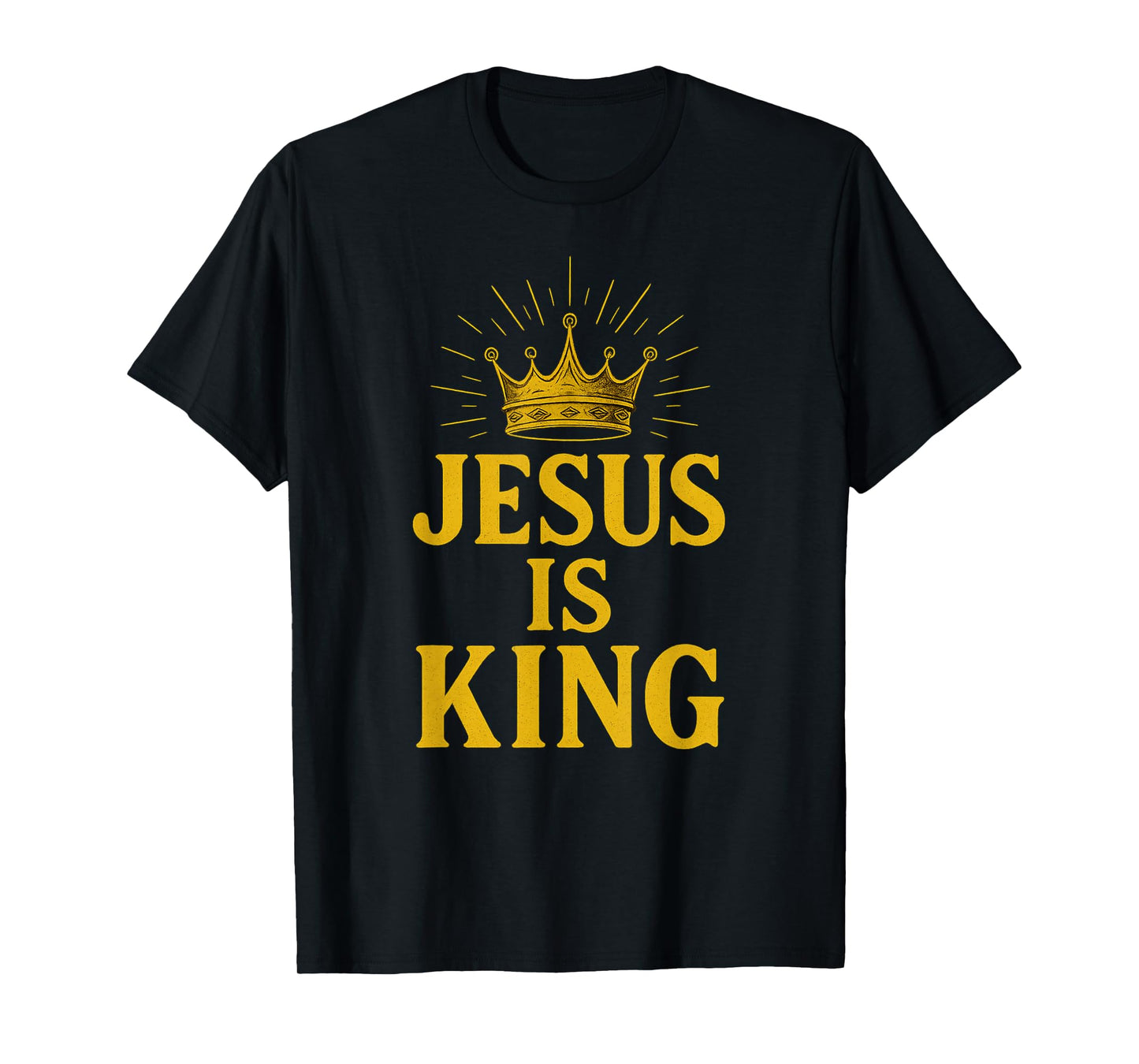 Jesus is King Crown Christian T-Shirt T-Shirt
