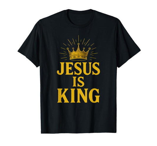Jesus is King Crown Christian T-Shirt T-Shirt