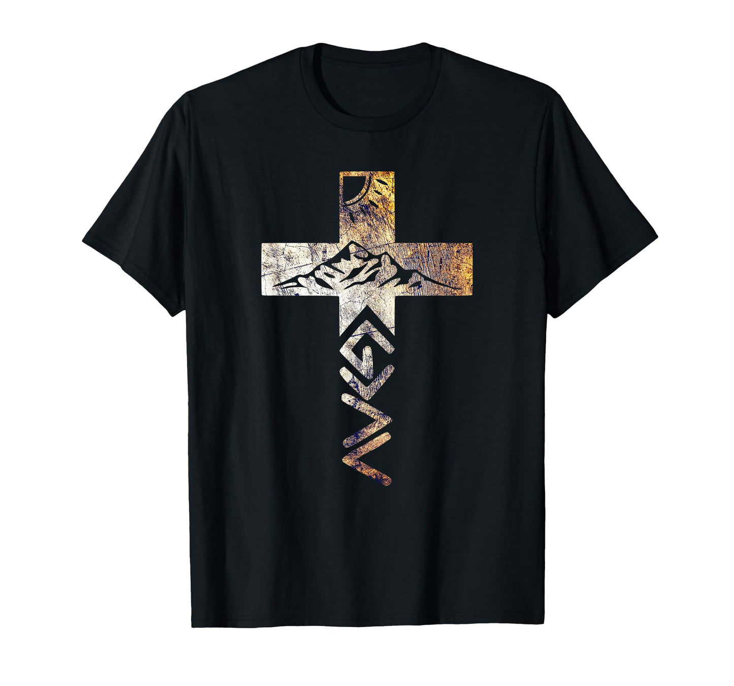 God Greater Than The Highs And Lows Cross for Christians T-Shirt