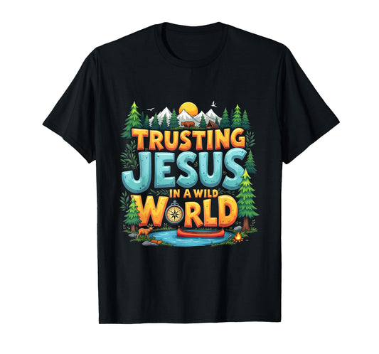 True North VBS 2025 Trusting Jesus Camp Christian Summer T-Shirt