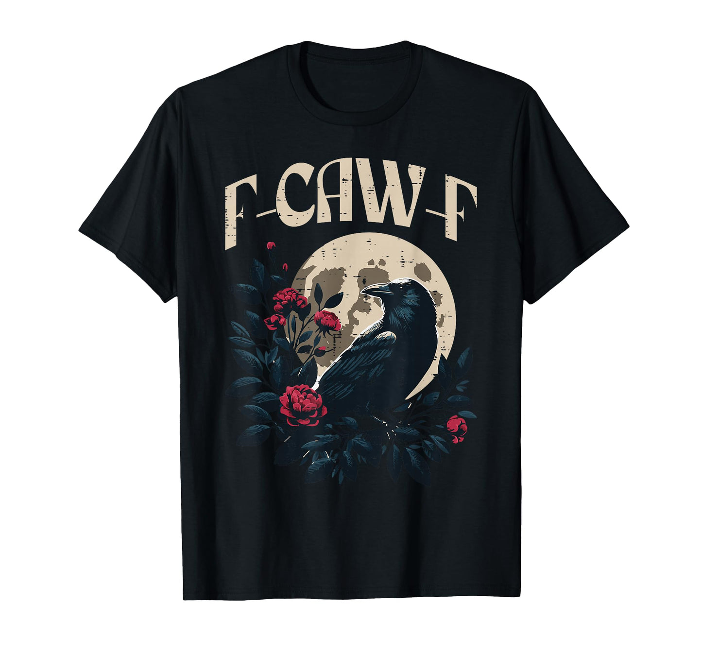 Funny Crow Meme Caw Women Kids Boys Men Girls Youth Teen T-Shirt