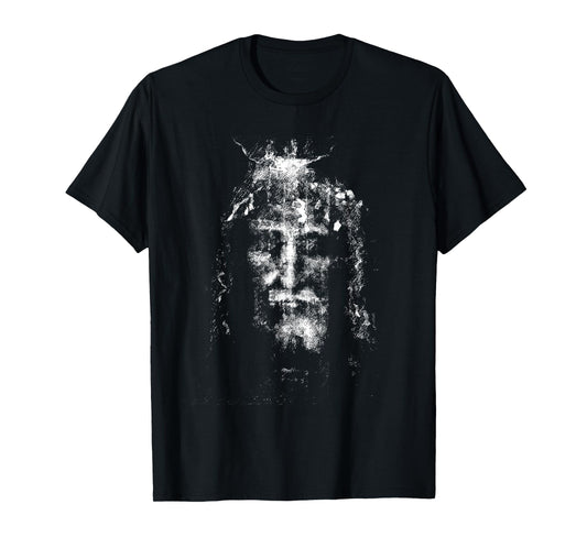 Vintage The Shroud Of Turin Holy Face Of Jesus T-Shirt