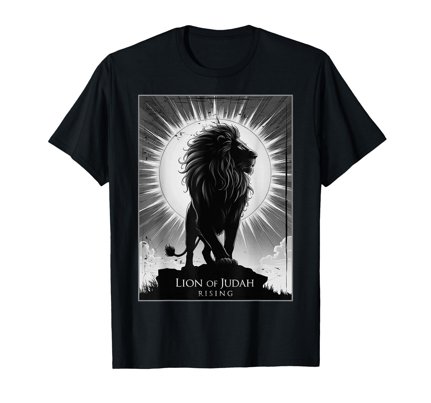 Lion Of The Tribe Judah Rising Hebrew Israelite YHWH T-Shirt