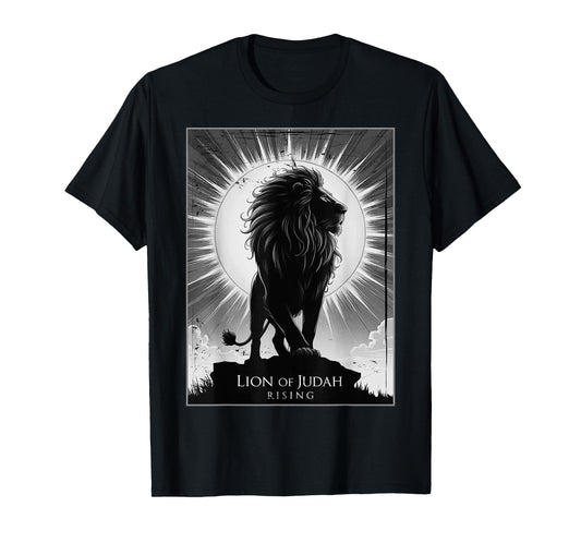 Lion Of The Tribe Judah Rising Hebrew Israelite YHWH T-Shirt