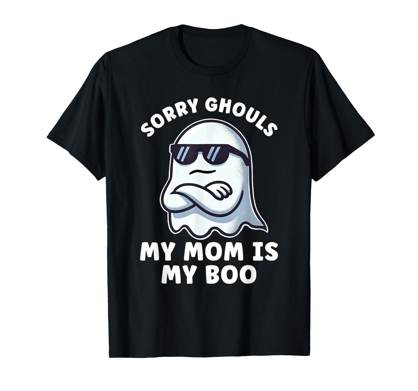 Halloween Ghost My Mama is my Boo Boys Kids Mom is my Boo T-Shirt