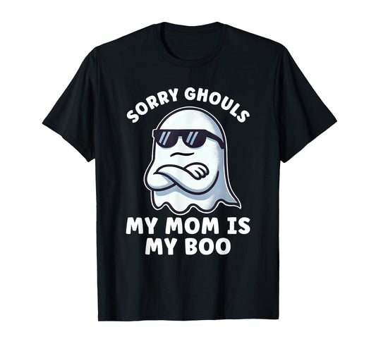Halloween Ghost My Mama is my Boo Boys Kids Mom is my Boo T-Shirt