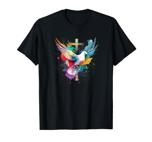 Holy Spirit Dove Praise Jesus Pentecost T-Shirt