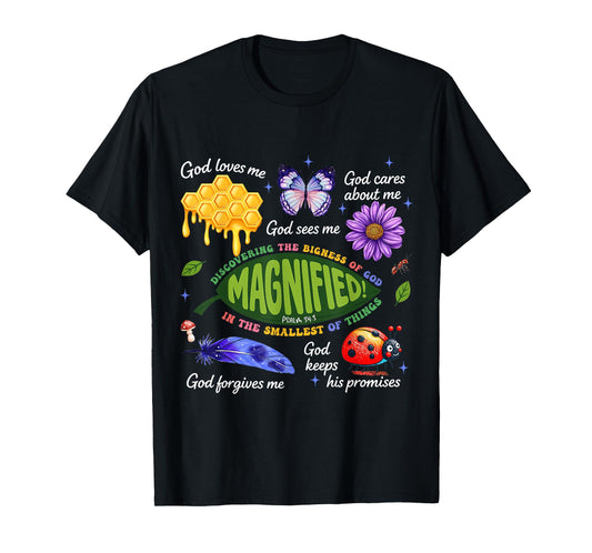 Magnified VBS Discovering The Bigness Of-God Christian Faith T-Shirt