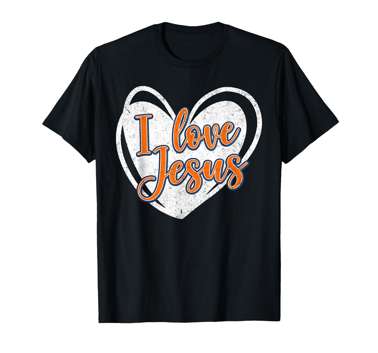 Jesus I Love Jesus Christian Cross God Faith Bible Pray T-Shirt