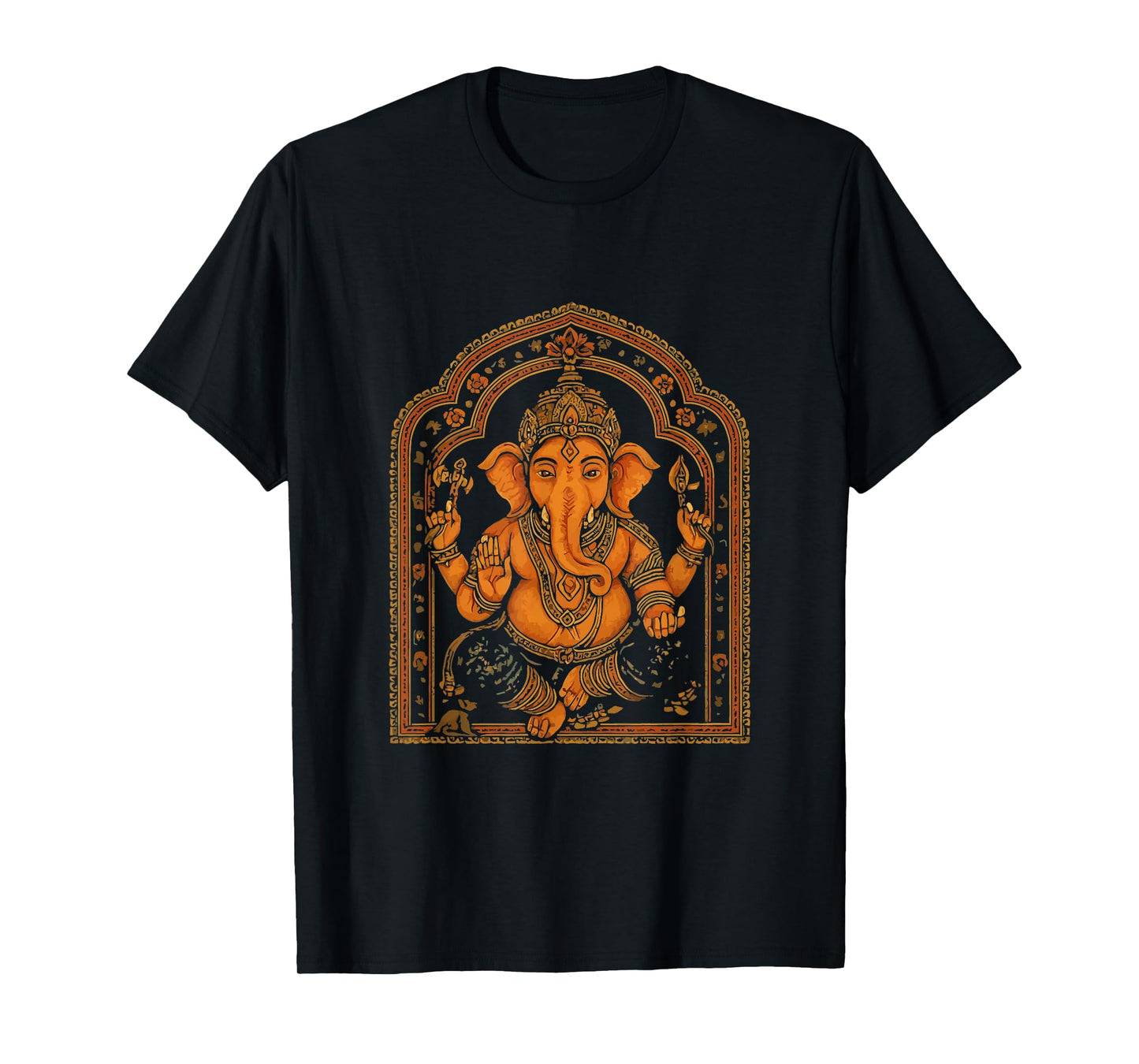Ganesh Symbol Yoga Hindu Elephant God Ganesha Puja T-Shirt