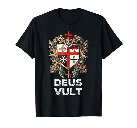 Catholic Knight Templar Crusader Cross Latin T-Shirt