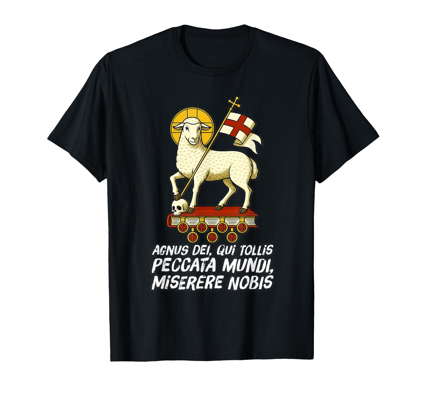Agnus Dei Sanctus Traditional Latin Mass Catholic T-Shirt