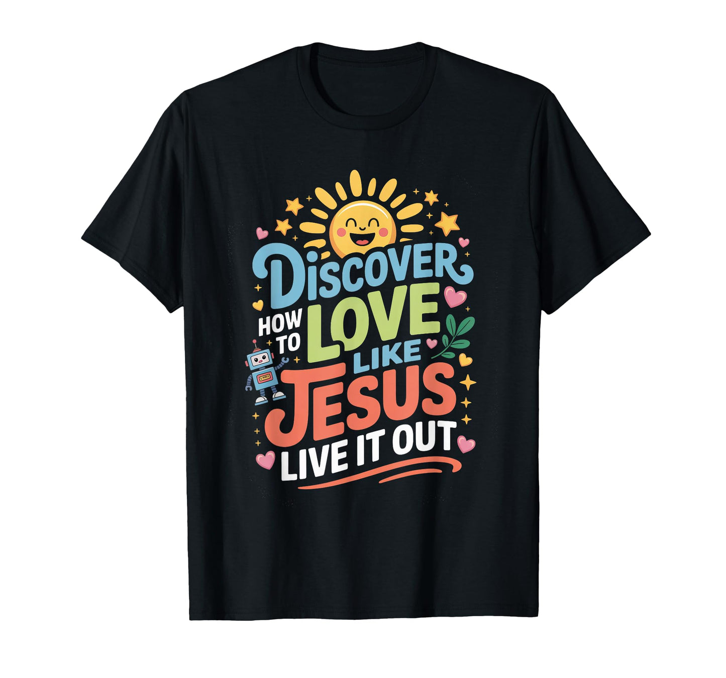 Live it Out Bible School Christian Youth Camp VBS 2025 T-Shirt