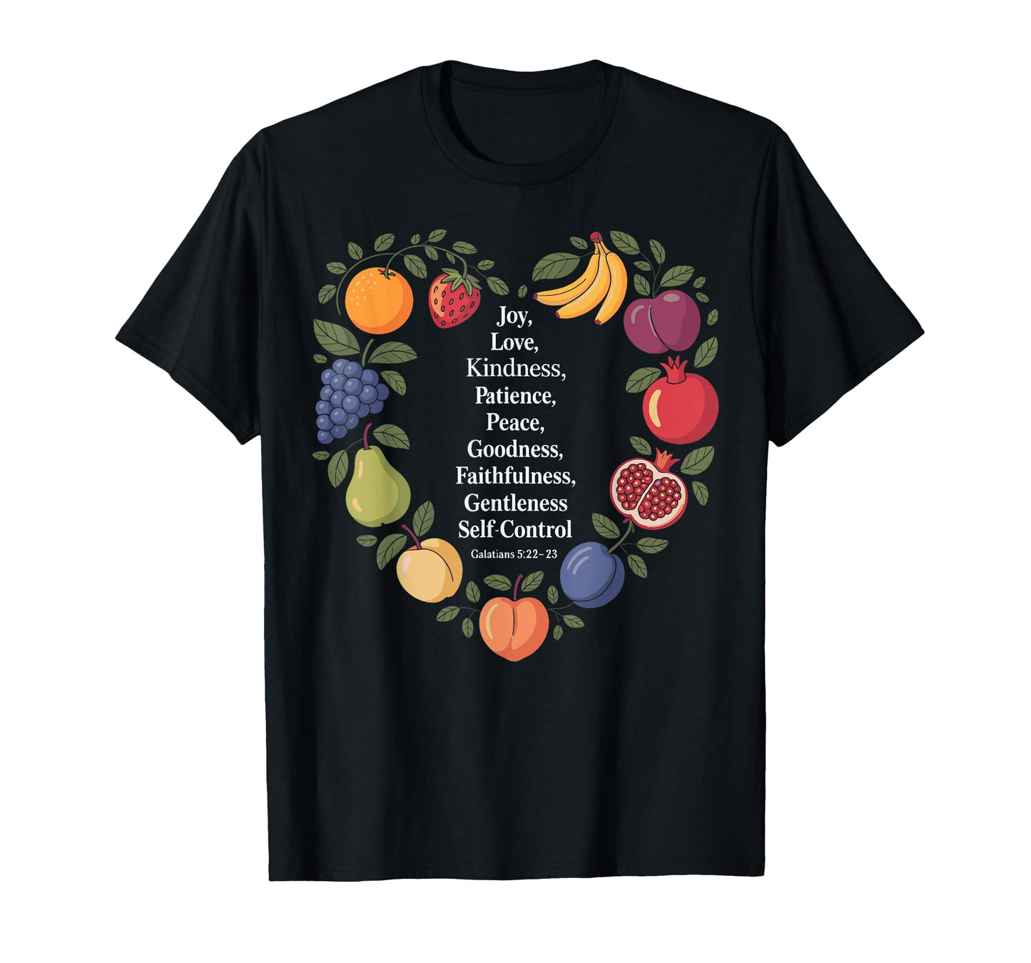Awesome Galatians Fruit Of The Spirit Religious Verses T-Shirt