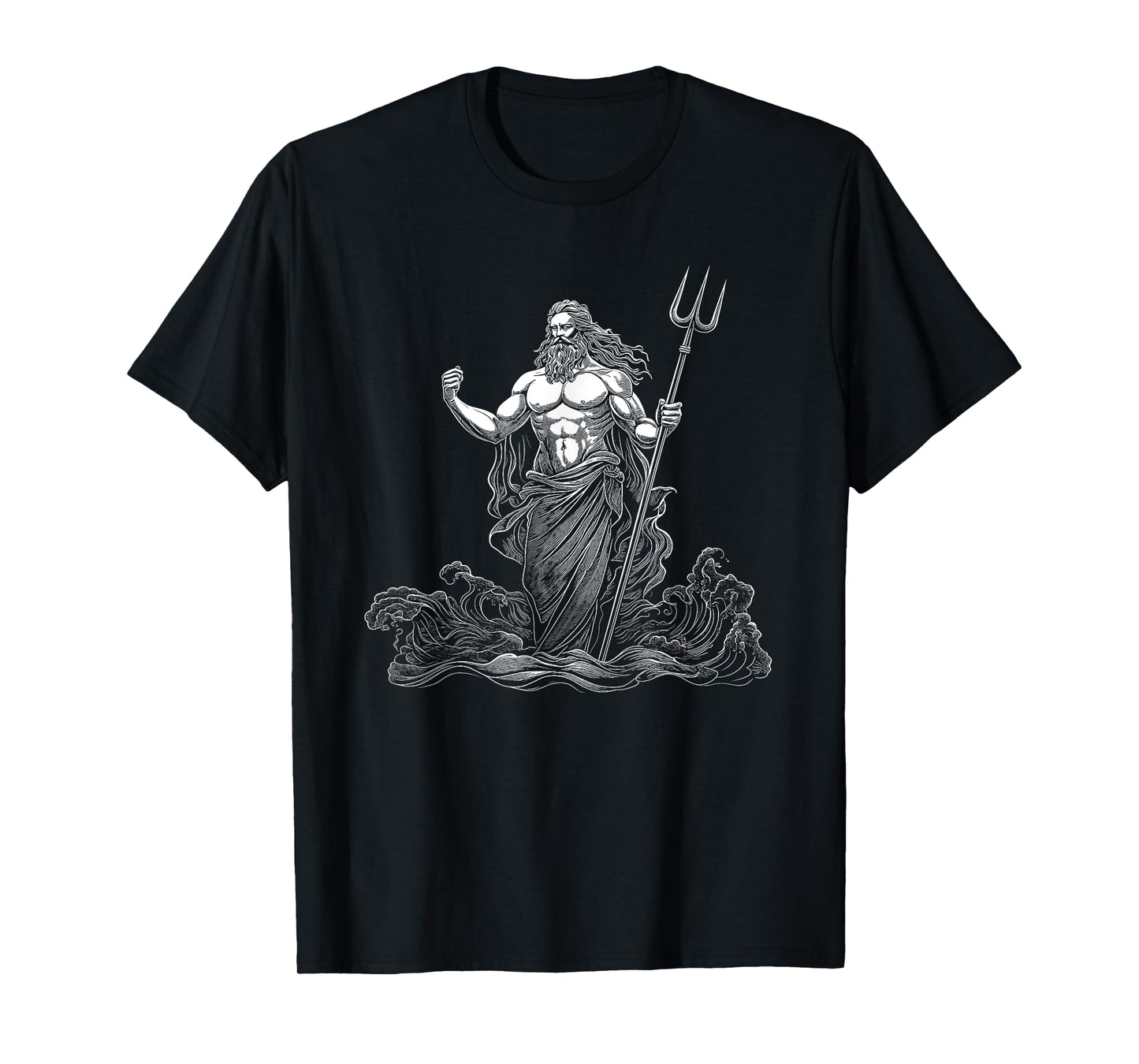 Poseidon Greek Mythology Design For Men T-Shirt