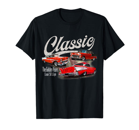 55 56 57 Chevys Bel air Truck TriFive vintage cars T-Shirt
