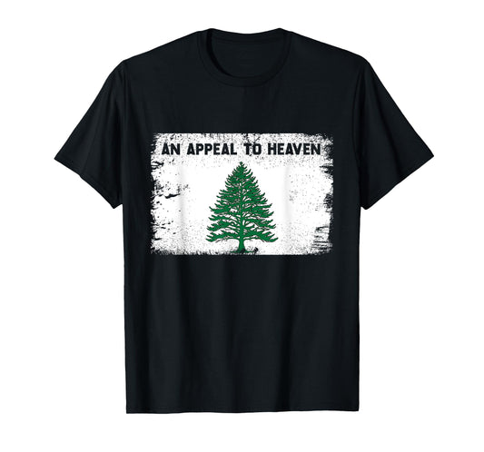 4th of July An Appeal To Heaven Flag Pine Tree Flag T-Shirt for Women Men