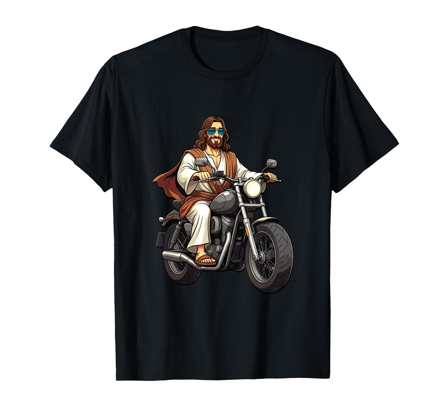 Jesus On A Motorcycle T-Shirt