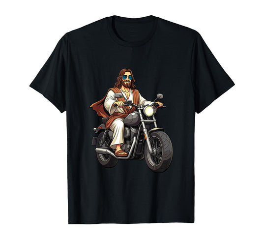 Jesus On A Motorcycle T-Shirt
