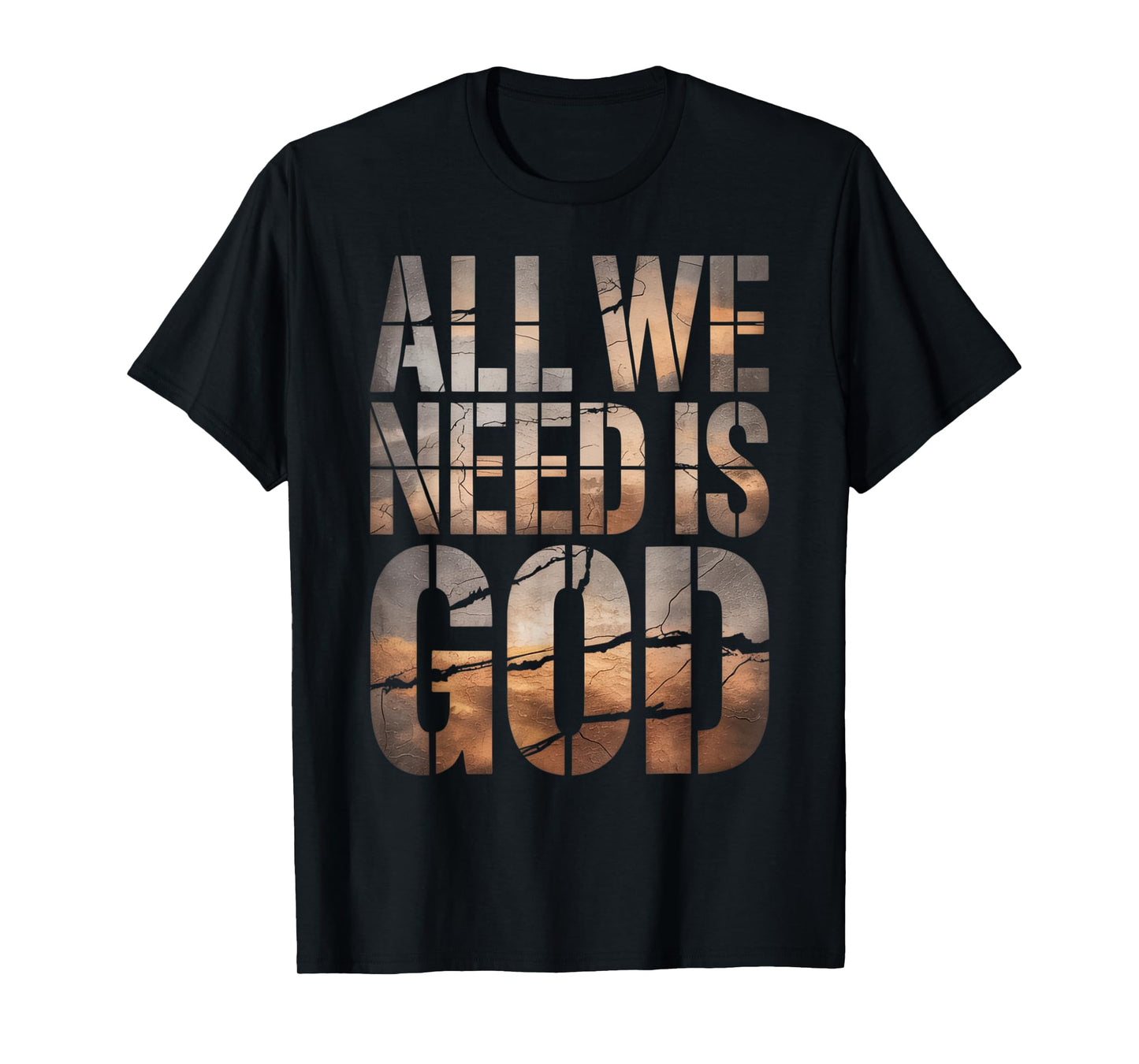 Christian Shirts for Men Inspirational God Faith Jesus T-Shirt