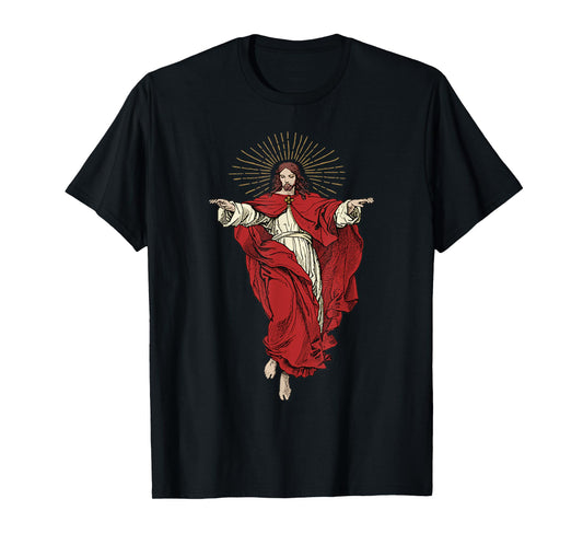 Vintage Jesus Ascension of Christ Orthodox Tee T-Shirt