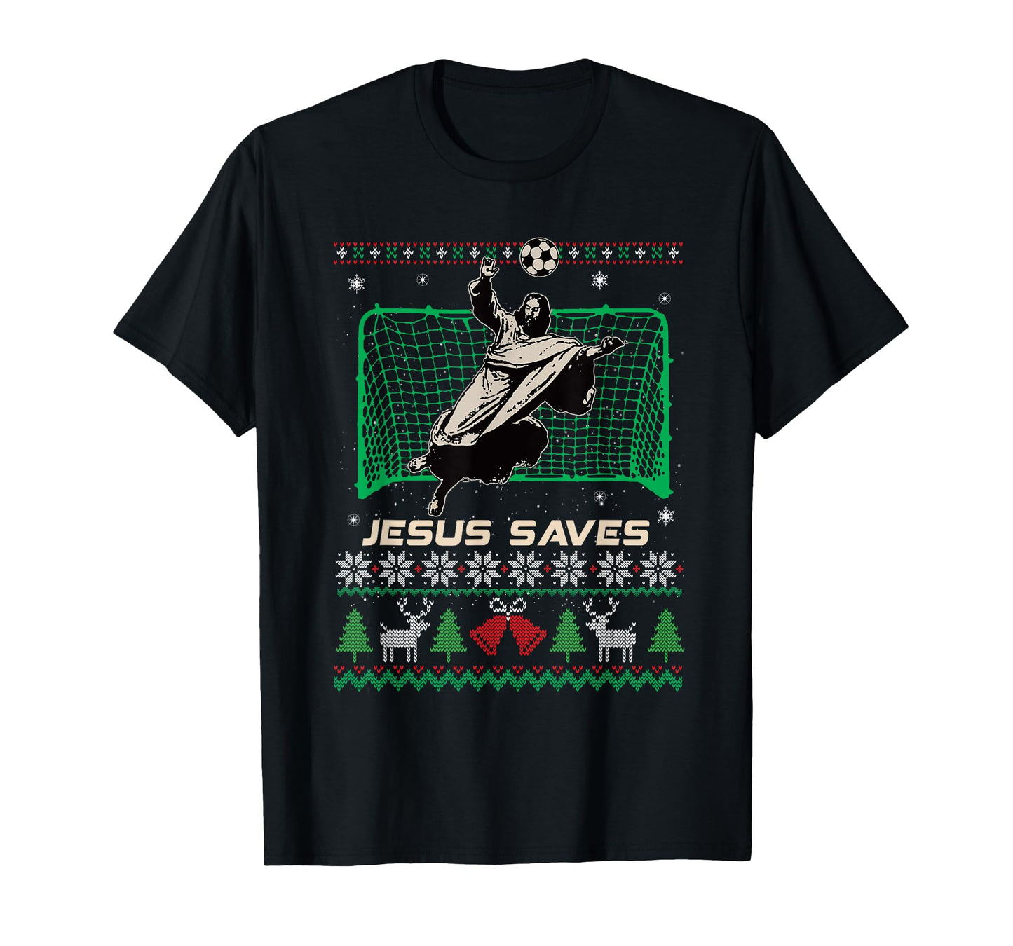 Jesus Saves, Ugly Christmas Sweater, Jesus Keeper T-Shirt