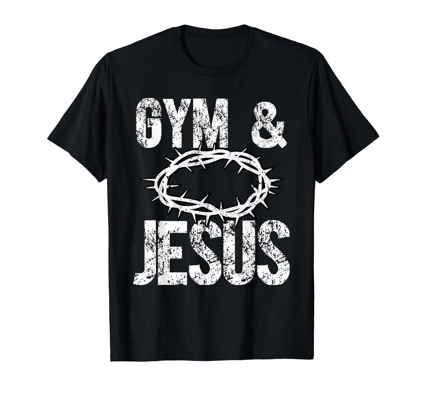 Gym And Jesus Christian Bodybuilder Religious Bodybuilding T-Shirt