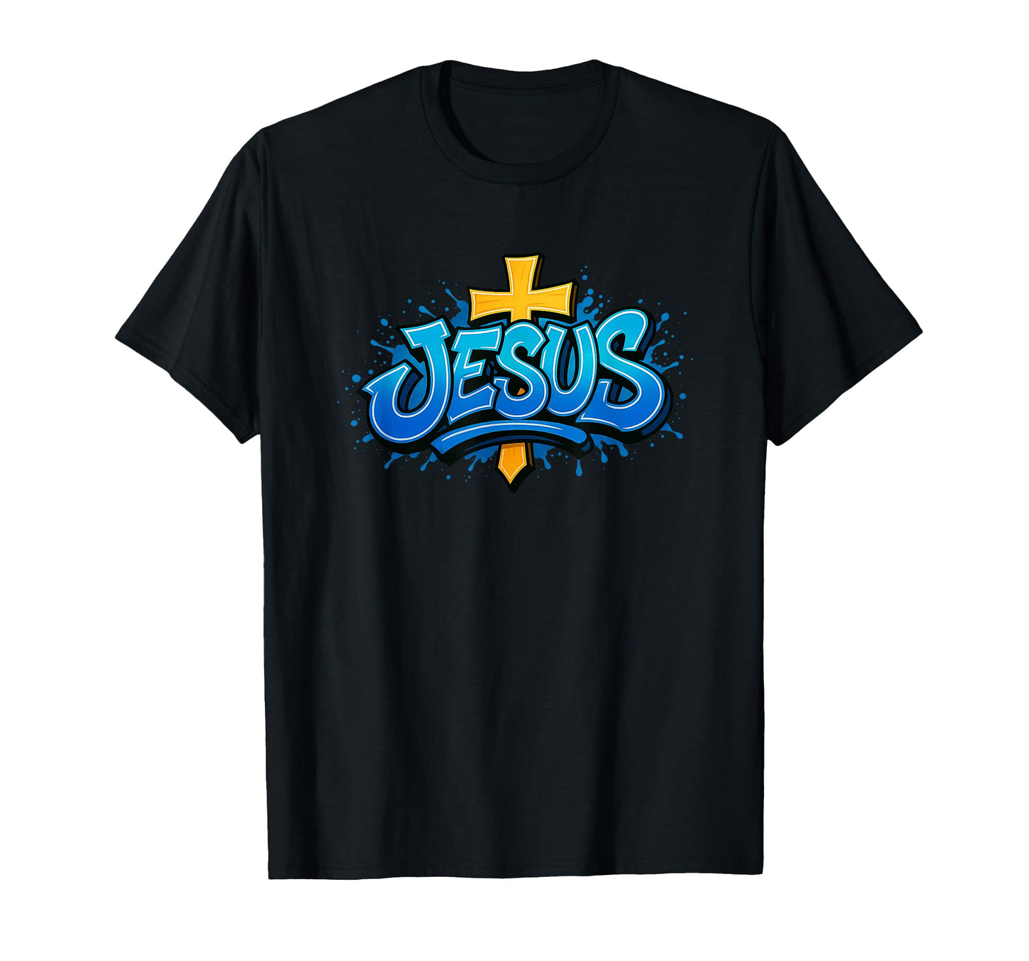 Jesus Los Angeles Graffiti Style T-Shirt