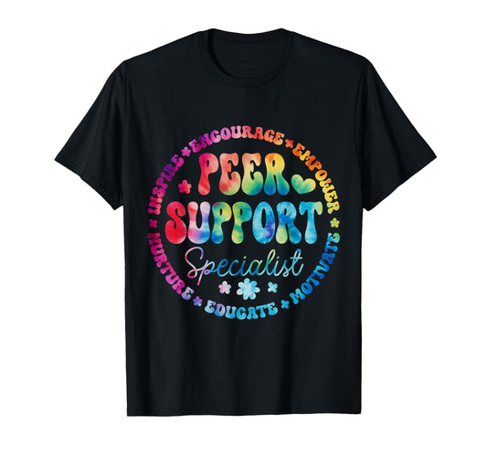 Peer Support Specialist Life Appreciation Week School T-Shirt