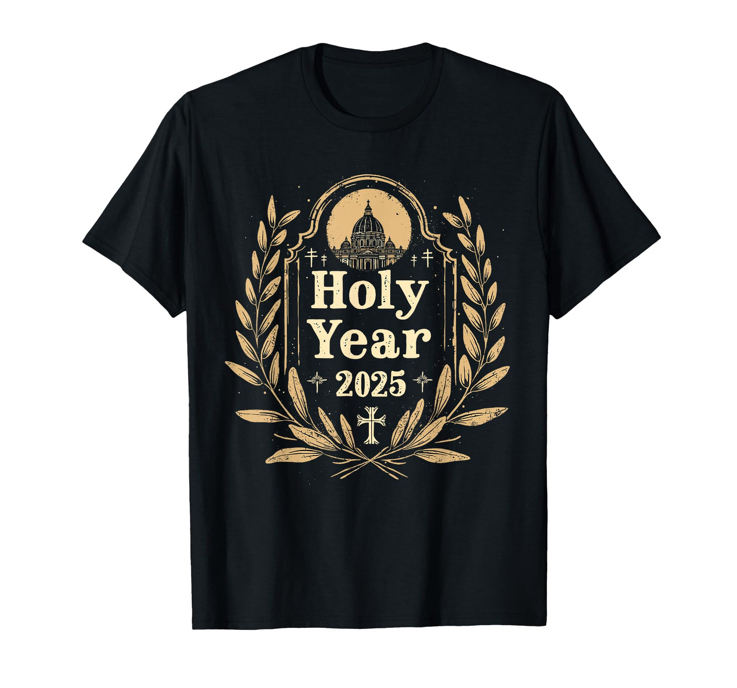 Jubilee 2025 Catholic Religious Faith-Based Gifts Holy Year 2025 Catholic Design Pilgrims of Hope T-Shirt