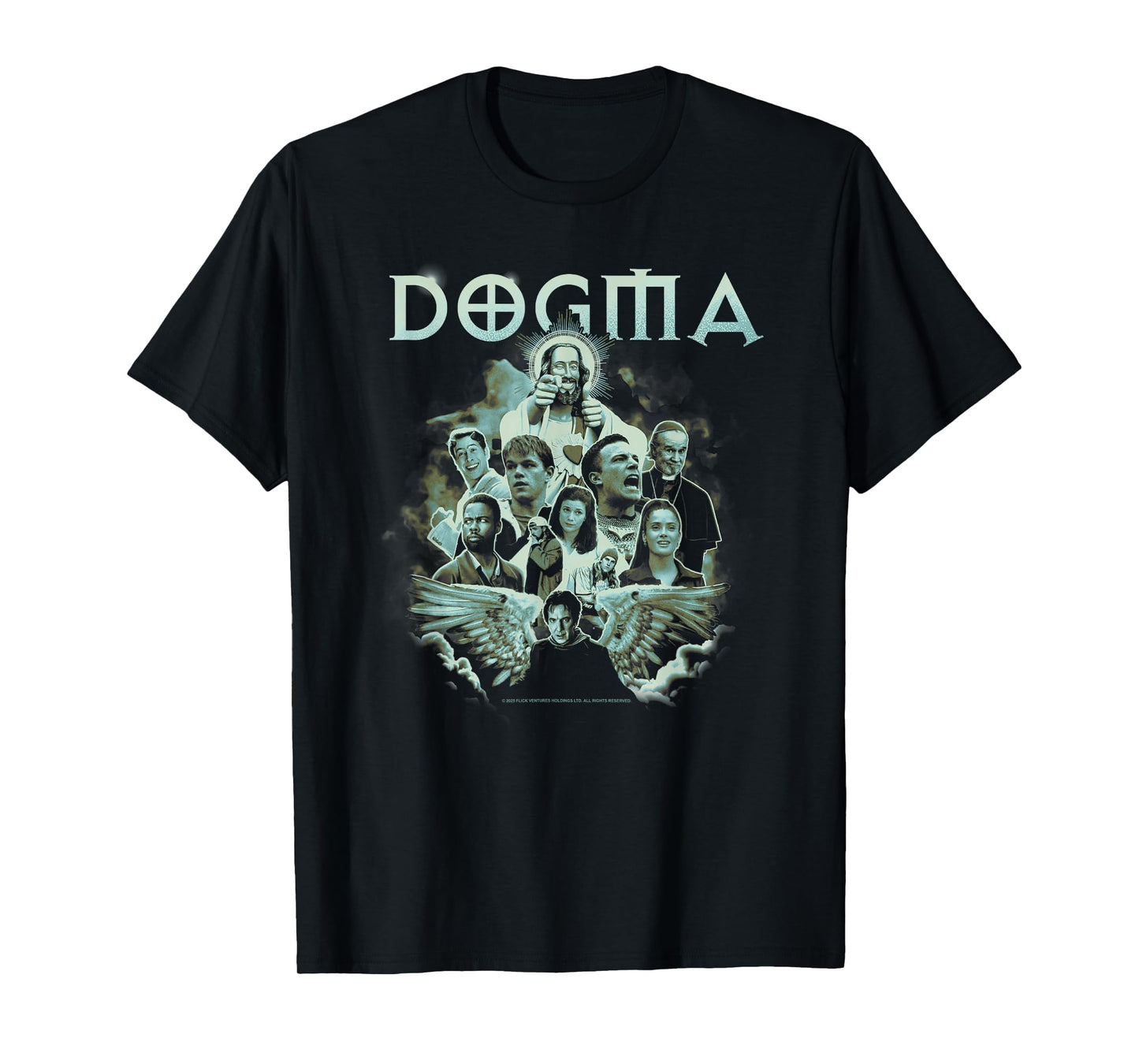 Dogma Prepare Thyself Black and White Group Shot Collage T-Shirt