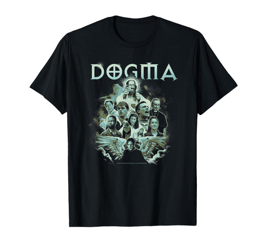 Dogma Prepare Thyself Black and White Group Shot Collage T-Shirt