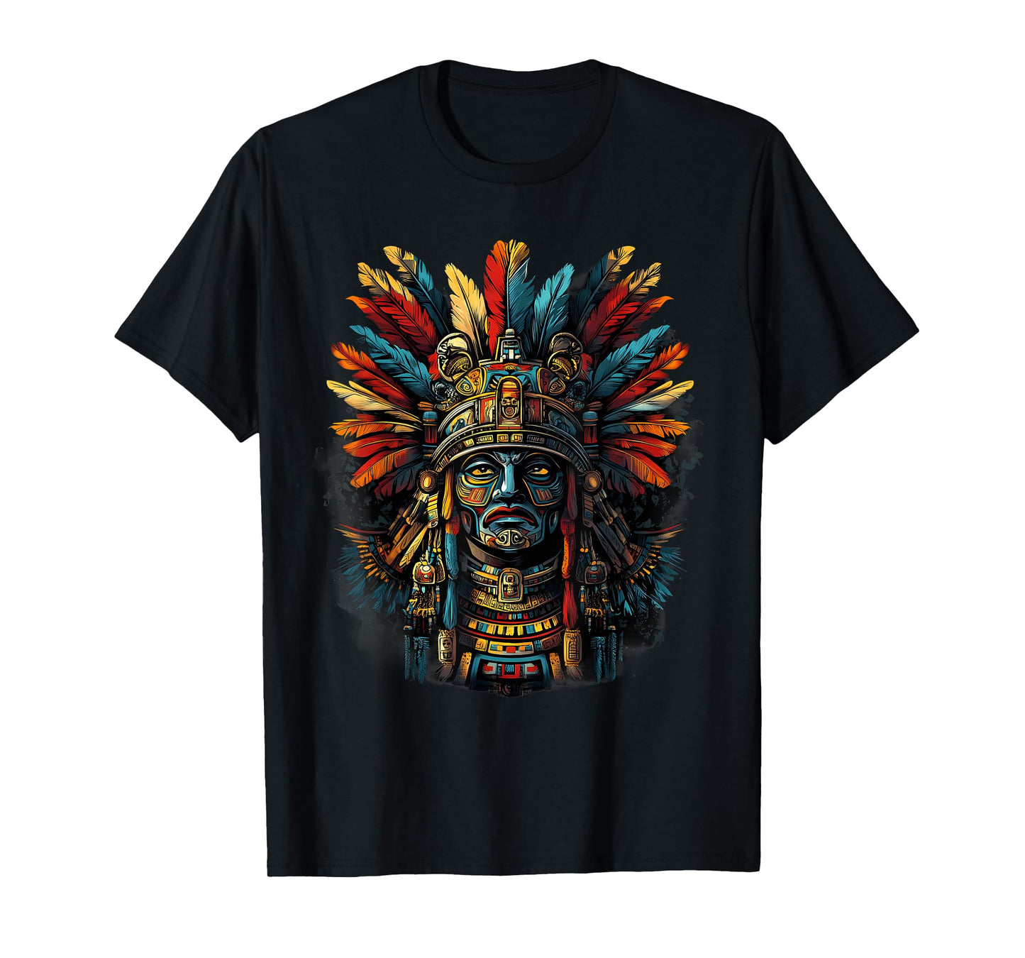 Aztec God Native Mexico Pride Mexican Mythology Mayan T-Shirt