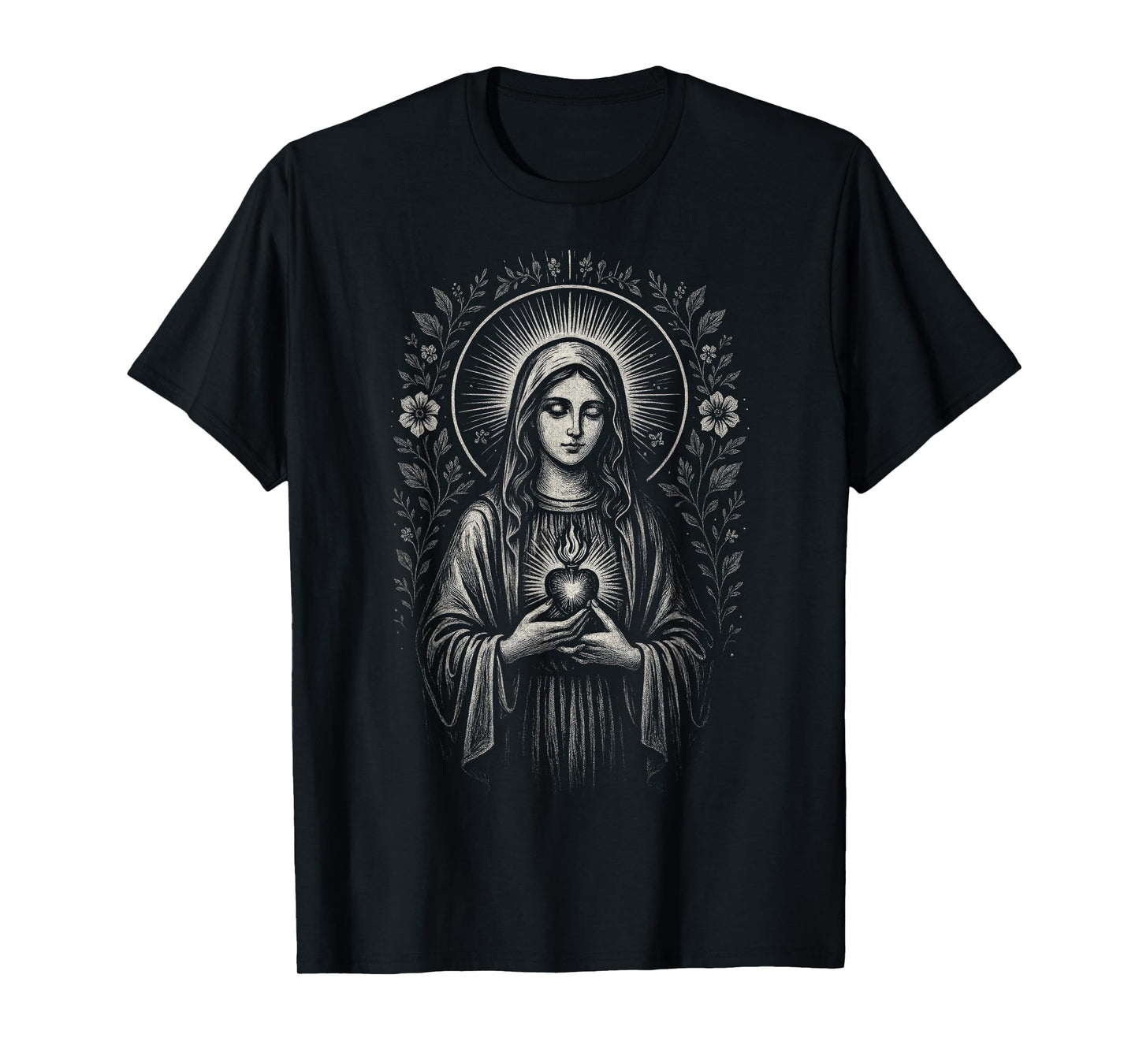 Mary - Catholic Faith Symbol T-Shirt