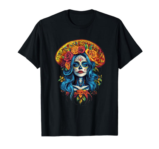 Dia De Los Muertos Skeletons Dancing Mexican Day Of Dead T-Shirt