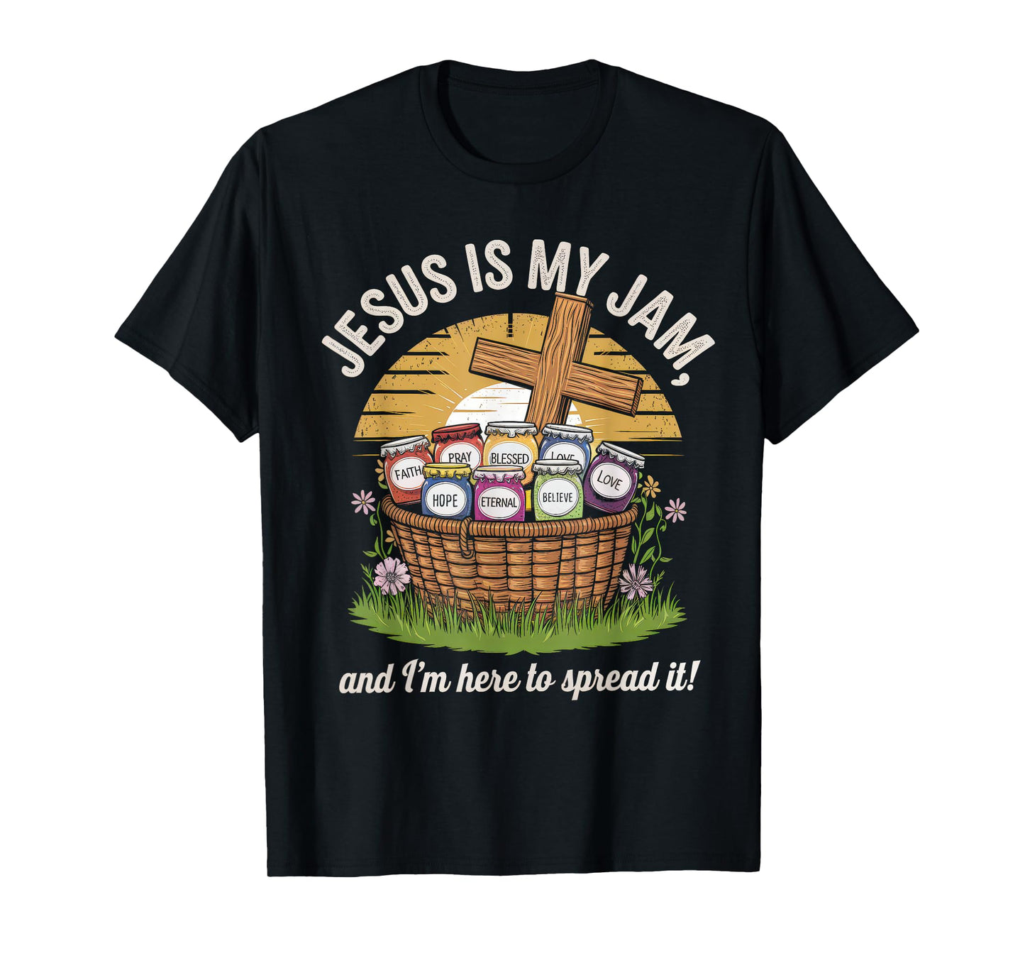 Jesus is My Jam Tshirt Men Women Christian Bible Verse T-Shirt