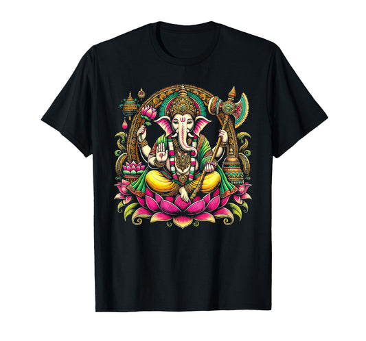 Ganesh Chaturthi Hindu Festival Elephant Lord Ganesha T-Shirt