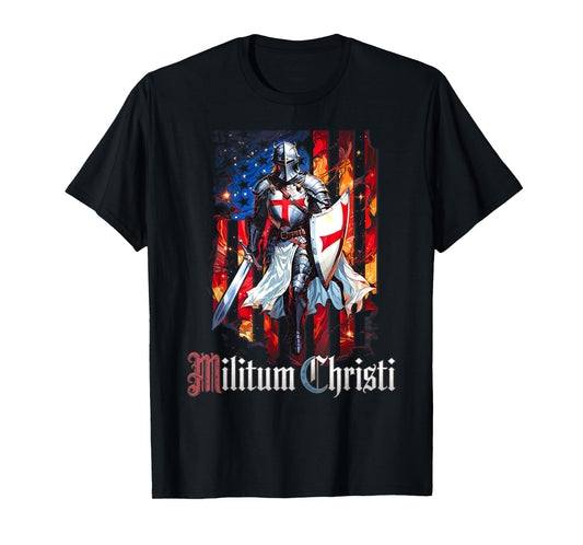 Catholic Knight Templar Crusader Cross T-Shirt